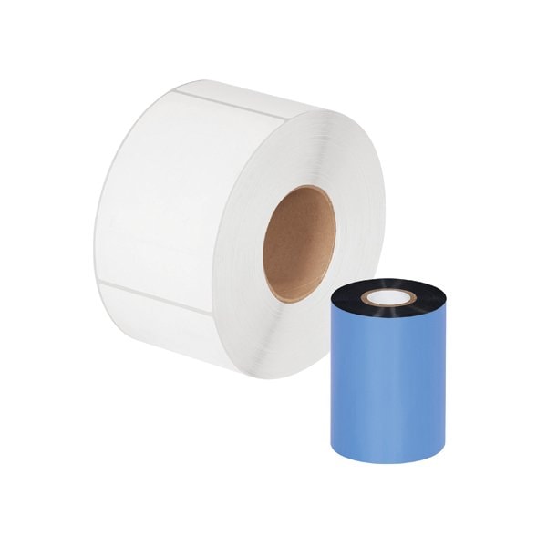 Bsc Preferred 3.50'' x 1181' Black Datamax Thermal Transfer Ribbons - Wax, 24PK THT126 - main